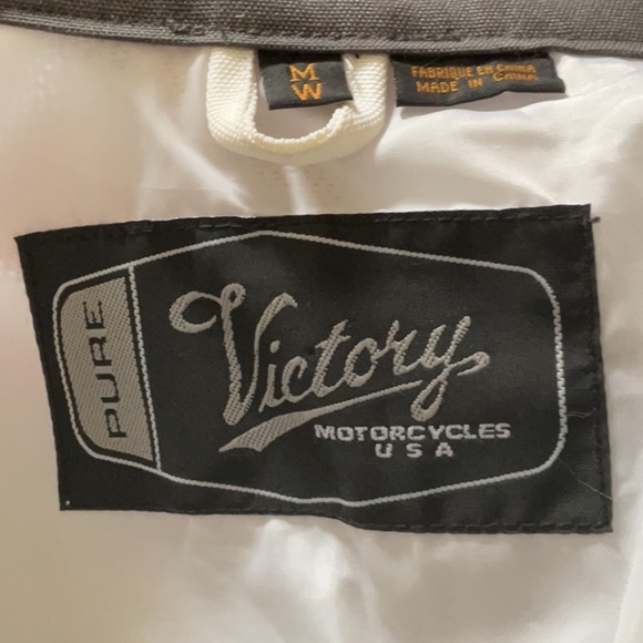 motorcycle Women's Bomber Jacket - Black and White - Picture 5 of 5